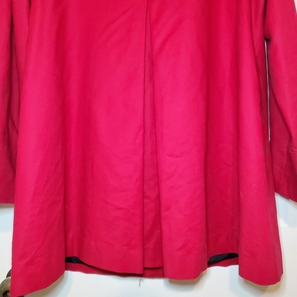 Pendleton By George Simonton Womens Red Jacket Size Large Mod Couture Rain Coat - Picture 10 of 16